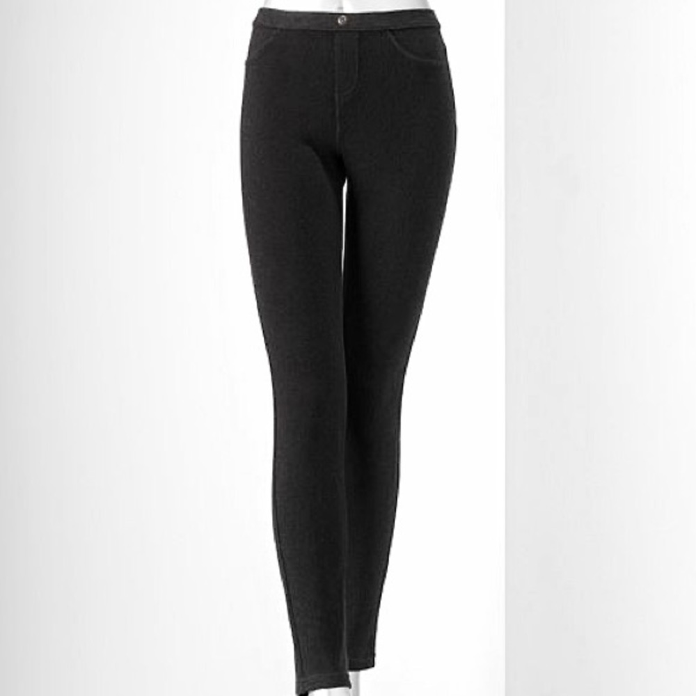 Simply Vera Wang Black Legging Pants